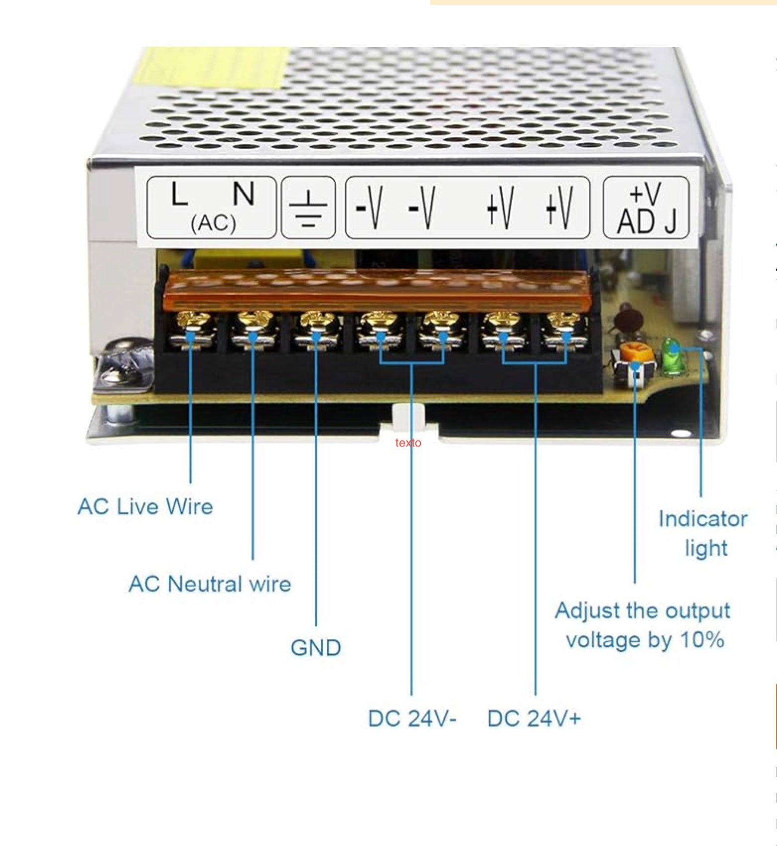 24V 5A 120W Switching Power Supply Adapter Transformer AC 110V 220V to DC 24 Volt 5amp Converter LED Driver 2 Channels for LED Lighting Projects 3D Printer CCTV Camera - Sumiempaques Corp.