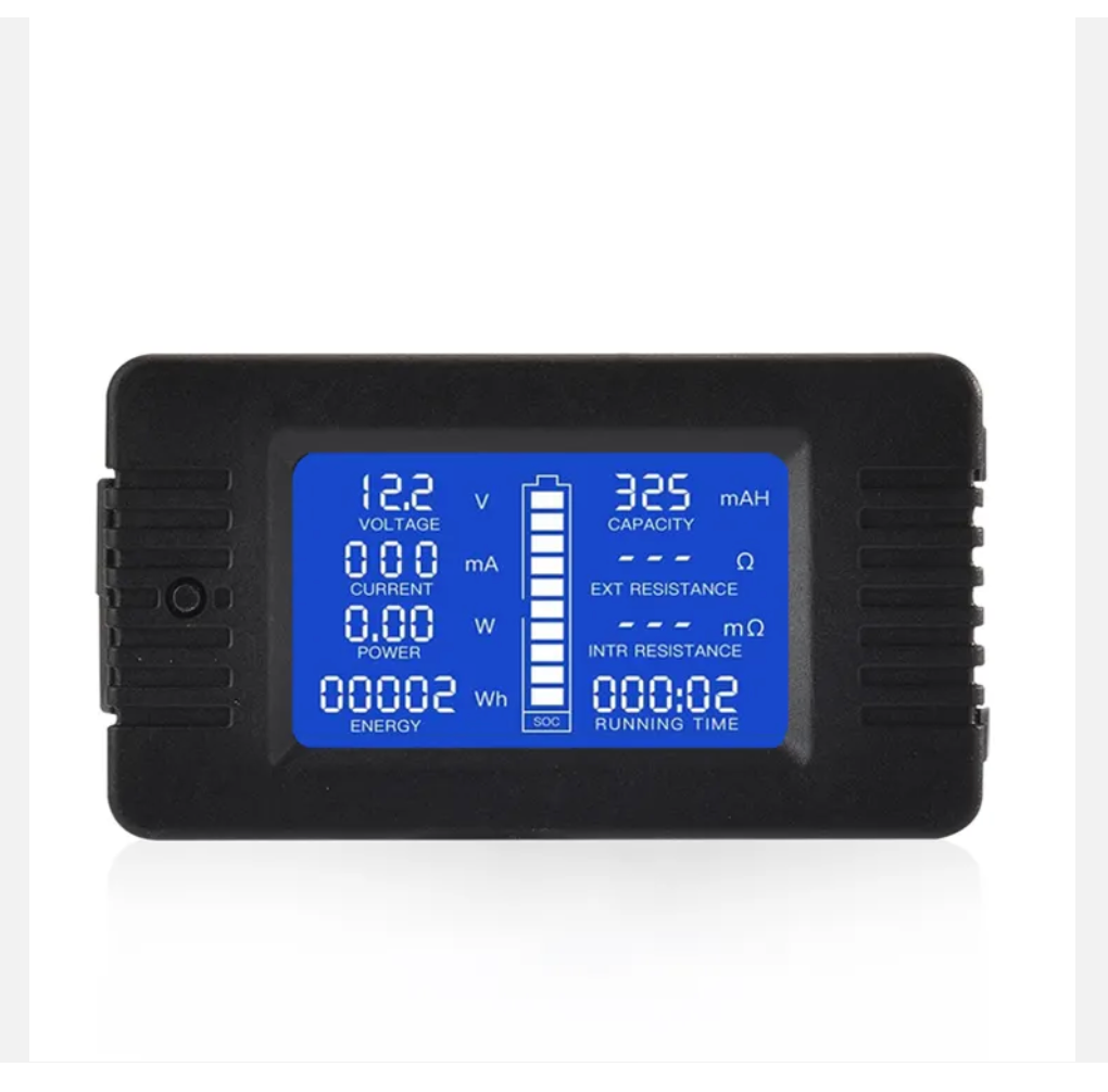 Digital Meter DC 0-200V 9 in 1 LCD DC Voltage Current Power Energy Detector Ampere Shunt Voltmeter Ammeter Max. 300 Amp.