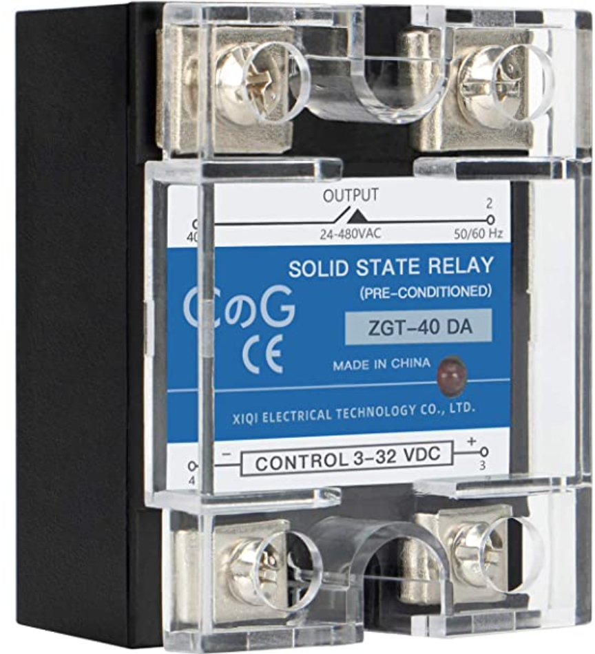 Solid State Relay SSR - 40DA 3 - 32VDC to 24 - 480VAC - Sumiempaques Corp.