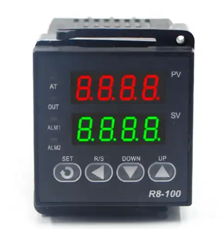 Temperature Controller R8-100 48*48mm 600 800 Degree Input K J PT100 0-10V 4-20mA PID Output SSR Relay 110V-220V 24V 380V  - 320224848US